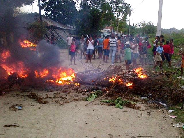 Protestan en Pancho Mateo de Montellano por falta de agua potable, sectores de PP hacen el  mismo pedido