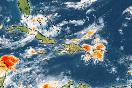 Disturbio tropical ocasiona fuertes lluvias en Puerto Plata y otras localidades de la costa Norte