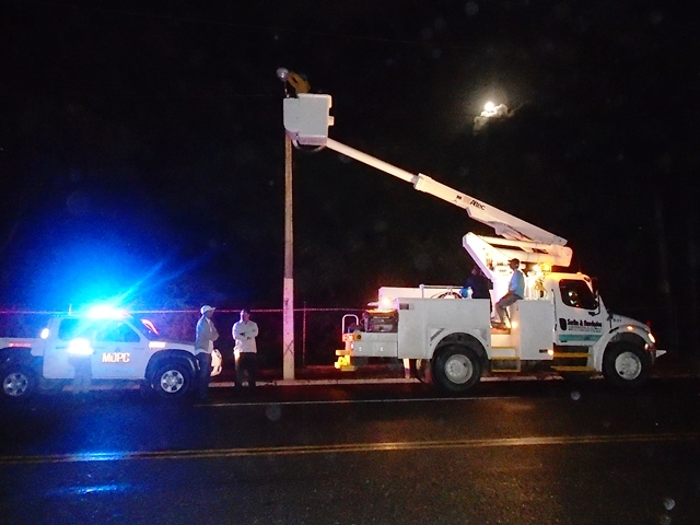 Edenorte y Obras Públicas finalizan trabajos de iluminación carretera turística Luperón frente a Playa Dorada