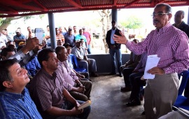 Presidente Medina asegura en Luperón que dejará resuelto el problema de la crisis eléctrica