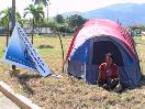 Instalan campamento en protesta por instalación de nueva planta electica en bahía PP