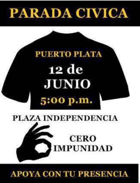 Realizarán hoy en PP una parada cívica en contra de la impunidad