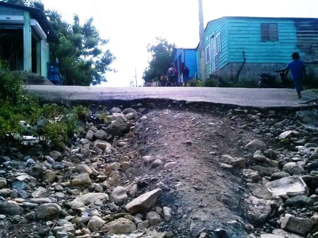 Calles del sector Vista Bella en San Marcos parecen cañadas y están intransitables
