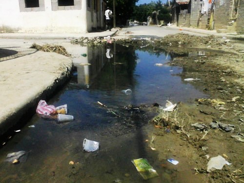 Aguas residuales estancadas y malolientes mantienen en jaque a moradores parte baja de PP