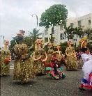 Realizan gran desfile de cierre carnaval PP 2014, participan carrozas y decenas de comparsas