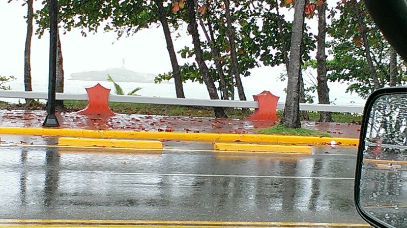Se registran fuertes aguaceros en Puerto Plata debido a una vaguada en altura