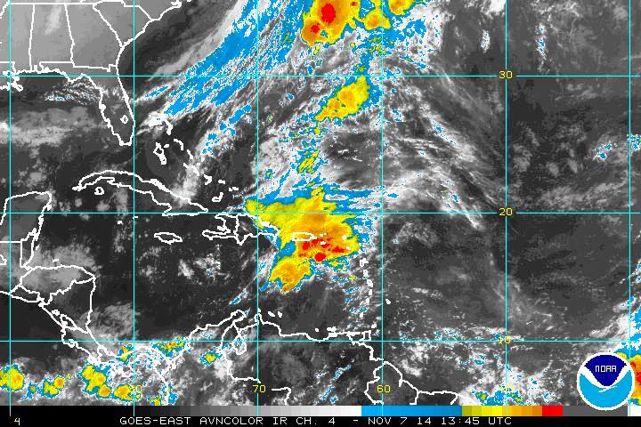 Meteorología anuncia aguaceros, tormentas eléctricas y temperaturas agradables para este fin de semana