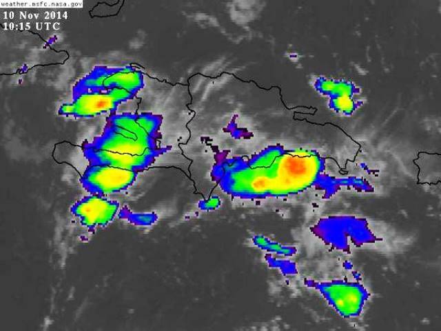 Meteorología asegura que dos vaguadas provocarán aguaceros en varios puntos del país