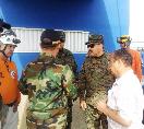 Directores del COE y la Defensa Civil inspeccionan áreas afectadas por inundaciones en Sabaneta de Yásica