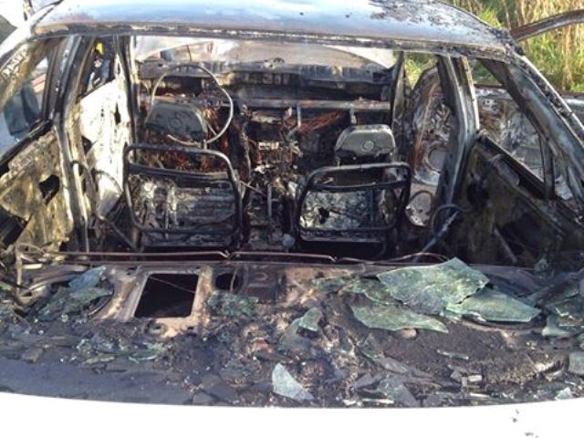 Se salvó a chepa fiscal adjunto de PP al incendiarse su auto en el tramo Imbert-Altamira