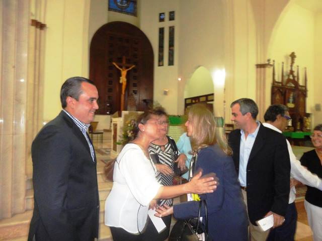 Realizan misa en memoria de tres personas contribuyeron con la educación de PP y del país
