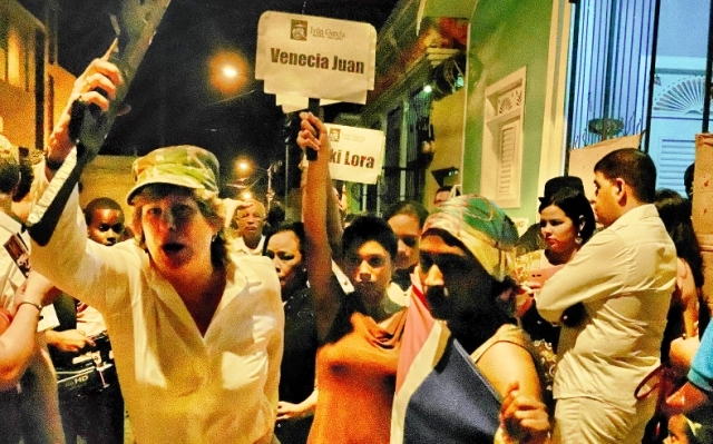 Teatro-escuela Iván García realiza actividades en Puerto Plata alegóricas a la Guerra de abril del 2015