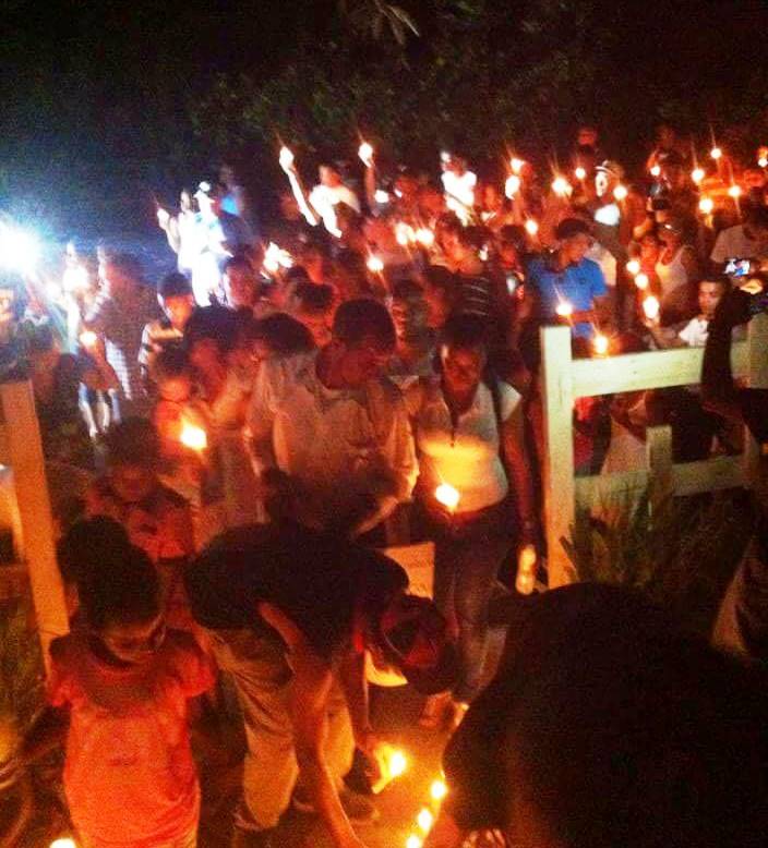 Realizan vigilia en Camú exigiendo que se haga justicia en contra de los asesinos de la abogada Paola Languasco Jiménez