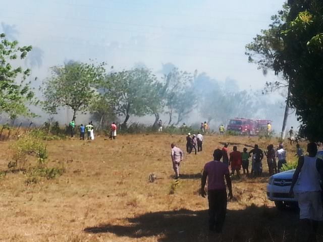 ¡Más Candela! Se registra otro incendio forestal en comunidad Las Avispas de Maimón