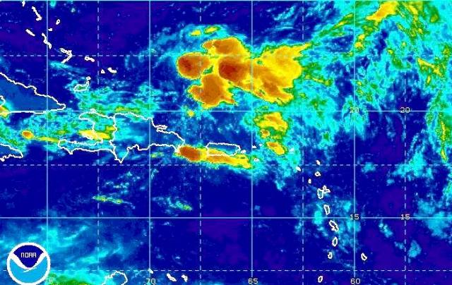 Meteorología asegura que se producirán aguaceros dispersos y tormentas eléctricas sobre el país