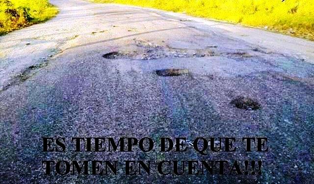 Convocan marcha esta tarde en Guananico para exigir reconstrucción de carretera