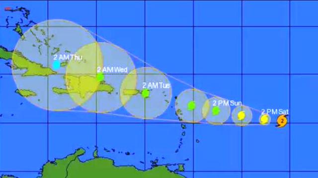 Meteorología aseguran que el  huracán Danny continuará debilitándose en las próximas horas
