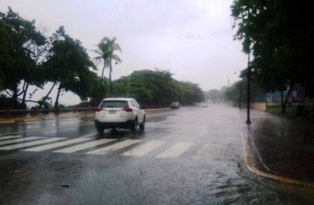 Amaneció lloviendo en Puerto Plata y se pronostica que seguirán los chubascos por presencia de vaguada