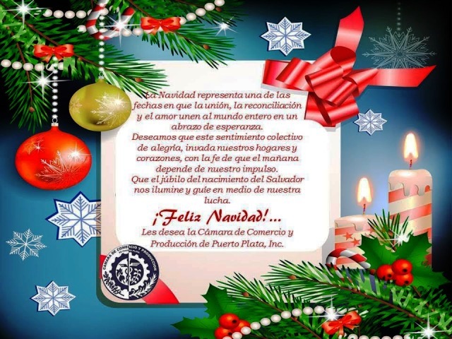 Instituciones y personalidades de Puerto Plata envían tarjetas navideñas con felicitaciones 