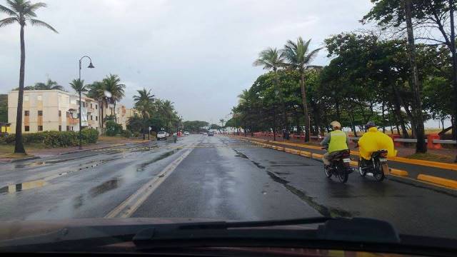 Se registra un fugaz aguacero en Puerto Plata durante la mañana de hoy pero predominará un ambiente seco