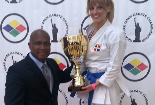 Dominicana María Dimitrova la cual creció en Sosúa conquista Open de New York