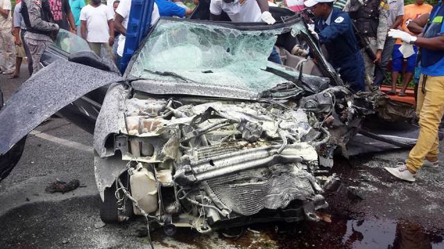 Triple choque deja un muerto y dos heridos en la carretera Playa Dorada-Star Hills
