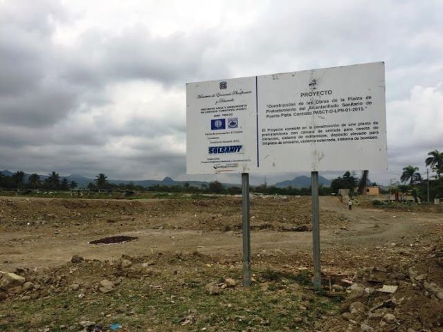 Avanzan trabajos de construcción de nueva planta de pre tratamiento de aguas residuales en Puerto Plata