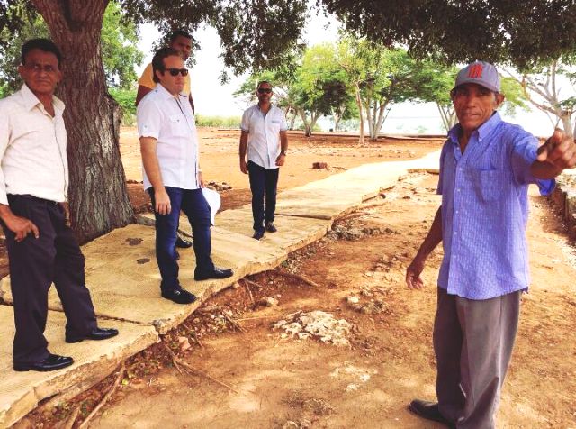 Congresista José Paliza deplora condiciones del Parque Nacional Arqueológico de La Isabela Histórica
