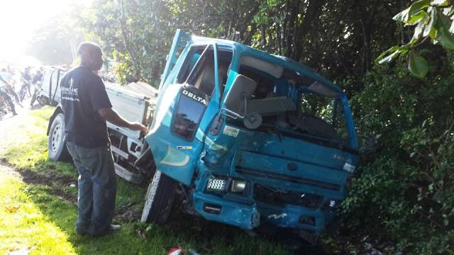 Cinco personas resultan heridas en un accidente de tránsito ocurrido en el tramo carretero Sosúa-Cabarete