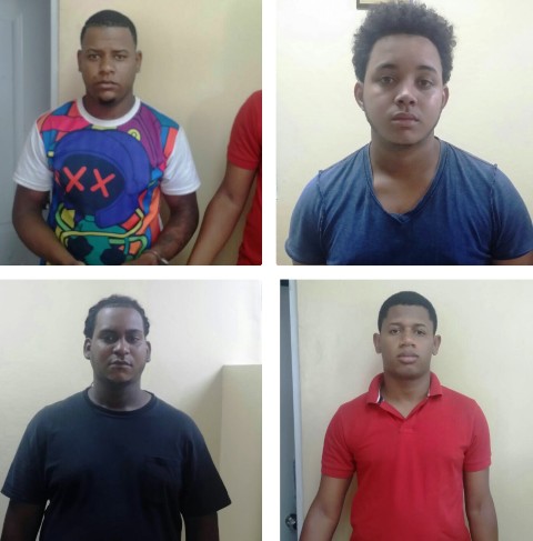Arrestan 5 asaltantes en Puerto Plata entre ellos un agente de la Policía Nacional y un ex raso de esa entidad