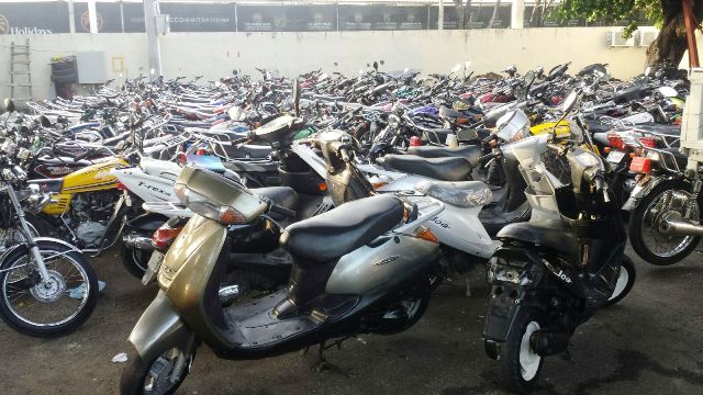 Policía Nacional continúa reteniendo centenares de motocicletas en operativos realizados en Puerto Plata