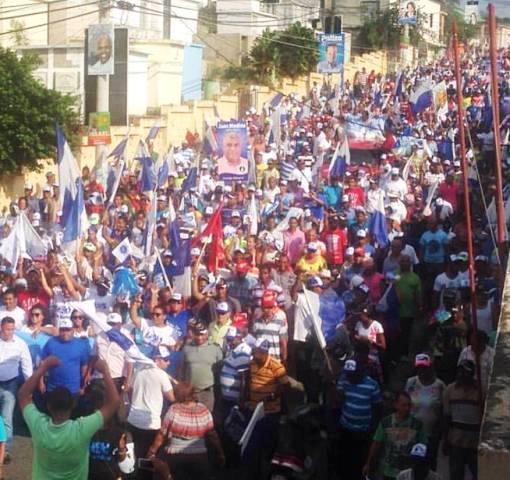 PRM exhibe músculos en Altamira con gran movilización política, proclama a Adalberto Ramírez candidato a alcalde