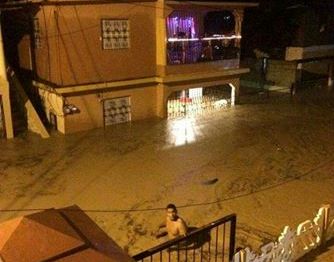 Reportan que alrededor de 800 viviendas resultaron anoche afectadas por torrenciales de aguaceros, registrados en Puerto Plata, y los municipios de So