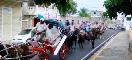 Realizan tradicional cabalgata por calles de Puerto Plata que es el preámbulo de Feria Ganadera de El Cupey