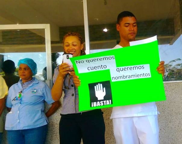 Enfermeras de Puerto Plata se van a huelga por deplorables condiciones del hospital Ricardo Limardo