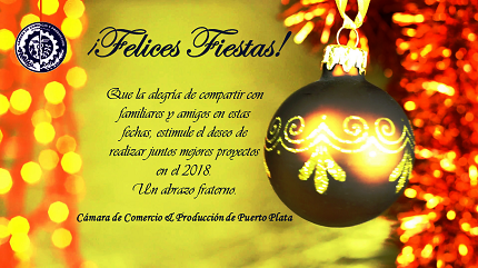 Entidades, personalidades e instituciones de Puerto Plata envían felicitación y postales de Navidad