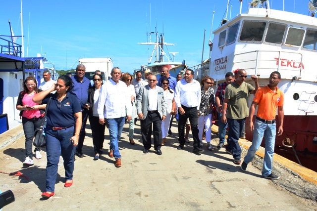 Comisión de diputados viaja a Puerto Plata para constatar condiciones del muelle en el municipio de Luperón