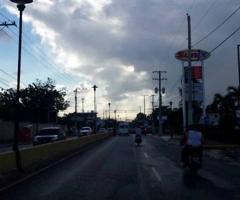 Por incidencia de sistema frontal se han registrados chubascos en Puerto Plata, pero persiste el calor