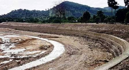 INDRHI avanza en más de un 90% construcción muros y adecuación cause de ríos en Villa Isabela