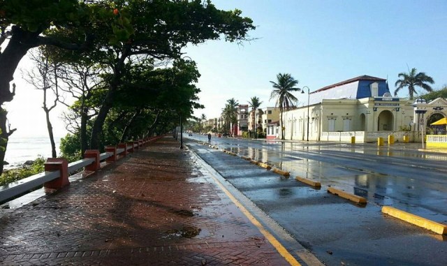 Se producen aguaceros esporádicos en Puerto Plata pero las temperaturas siguen muy calurosas, y aisladas tronadas