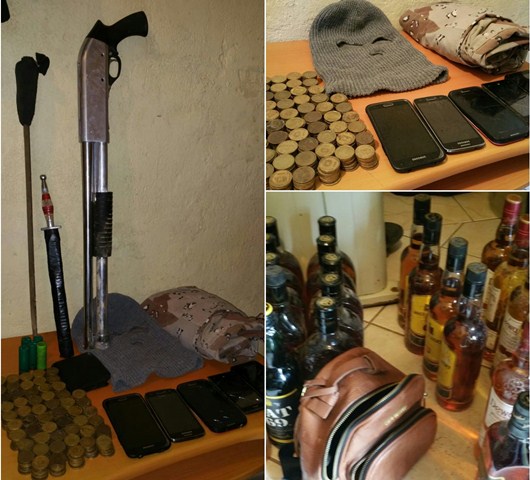 Policía apresa una banda de asaltantes en Altamira quienes huían tras realizar asalto en comercio de Santiago