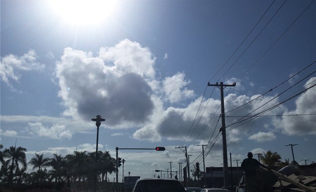 Cielo sobre Puerto Plata ha permanecido medio nublado, continuarán los aguaceros con tormentas eléctricas y ráfagas de viento