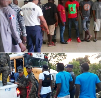 Inspectores de Migración y agentes policiales detienen 13 haitianos indocumentados en Cabarete