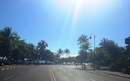 Temperaturas seguirán calurosas, onda tropical pasara al sur del país aumentando la nubosidad