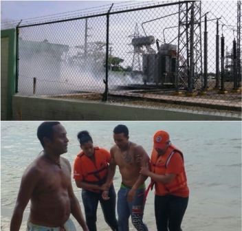 Explosión en subestación eléctrica de San Marcos genera pánico en vecinos, rescatan joven borracho que trató de suicidarse