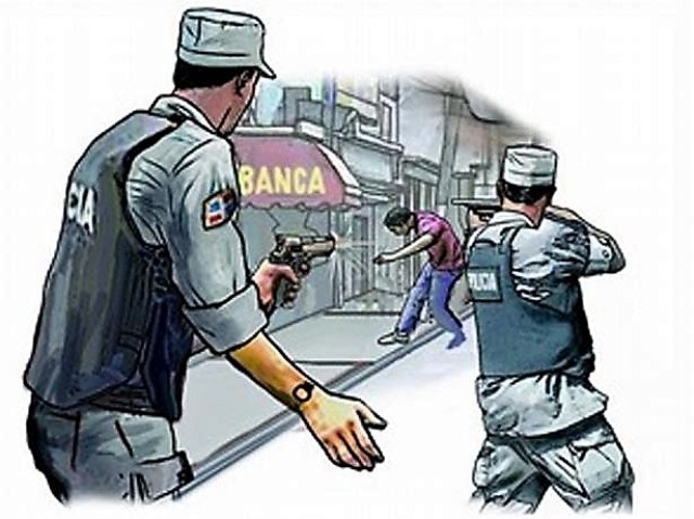 Policía mata presunto delincuente en Sosúa tras asaltar un colmado en Puerto Plata, otros dos malandrines logran escapar