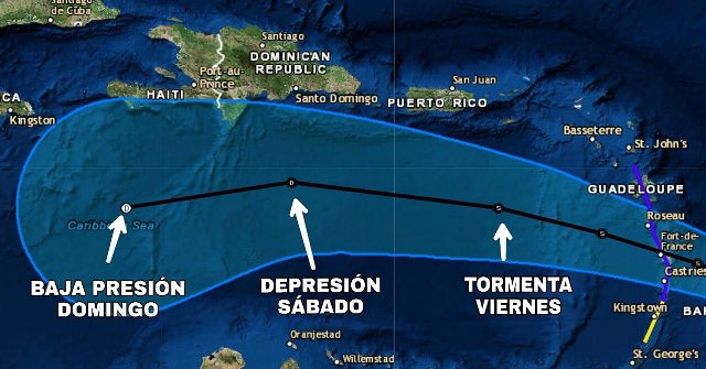 Tormenta tropical Kirk sigue acercándose a Las Antillas, pronostican lluvias en RD para las próximas horas