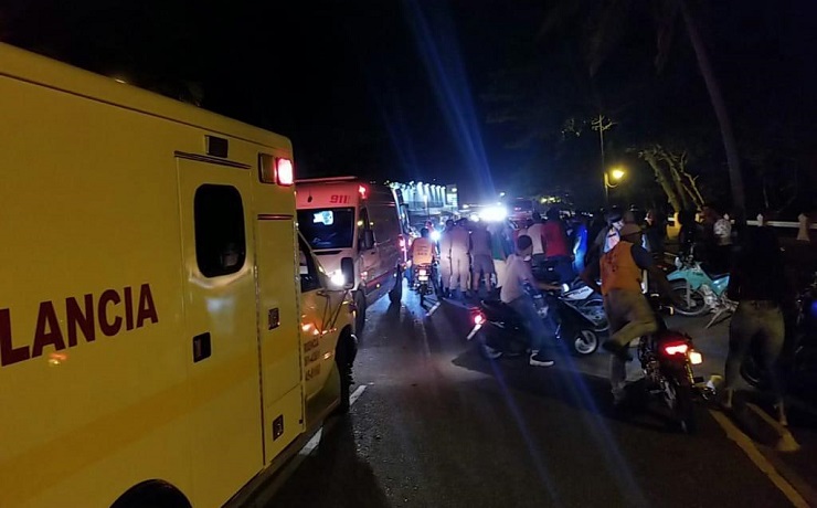 ¡Trágica! Muere hombre resultó herido de gravedad en accidente vial ocurrido en el Malecón de Puerto Plata