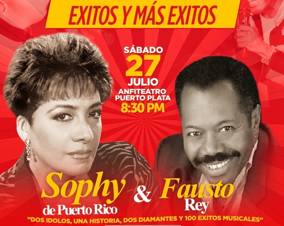 Artistas Sophi y Fausto Rey se reencuentran tras 45 años, ofrecerán concierto este sábado en Anfiteatro de Puerto Plata