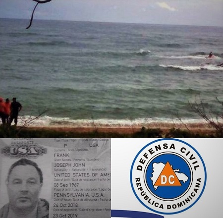 Defensa Civil de Puerto Plata rescata extranjero en playa Marapicá tras ser arrastrado por corrientes marinas